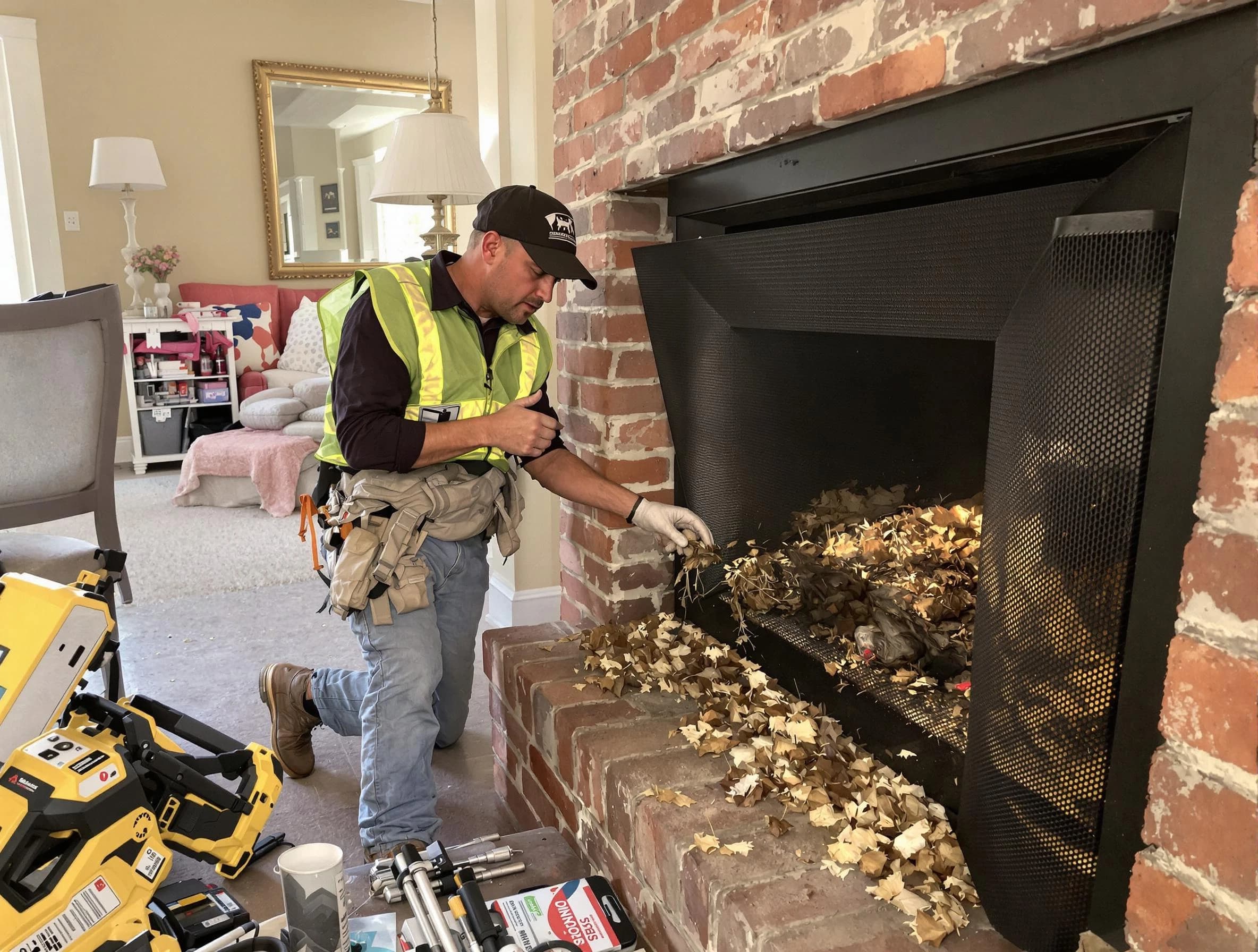 Safe screening installation by Plainsboro Chimney Sweep in Plainsboro, NJ