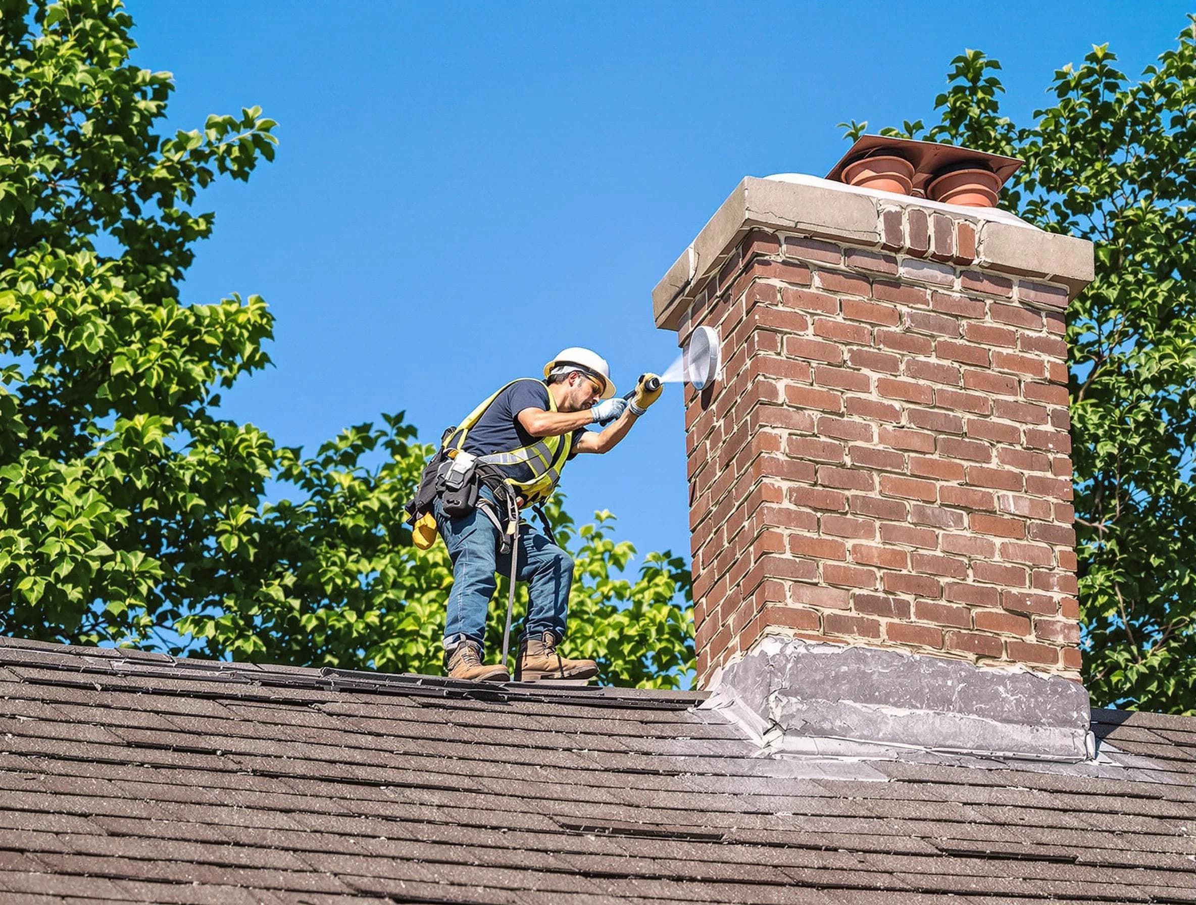 Plainsboro Chimney Sweep performing an inspection with advanced tools in Plainsboro, NJ