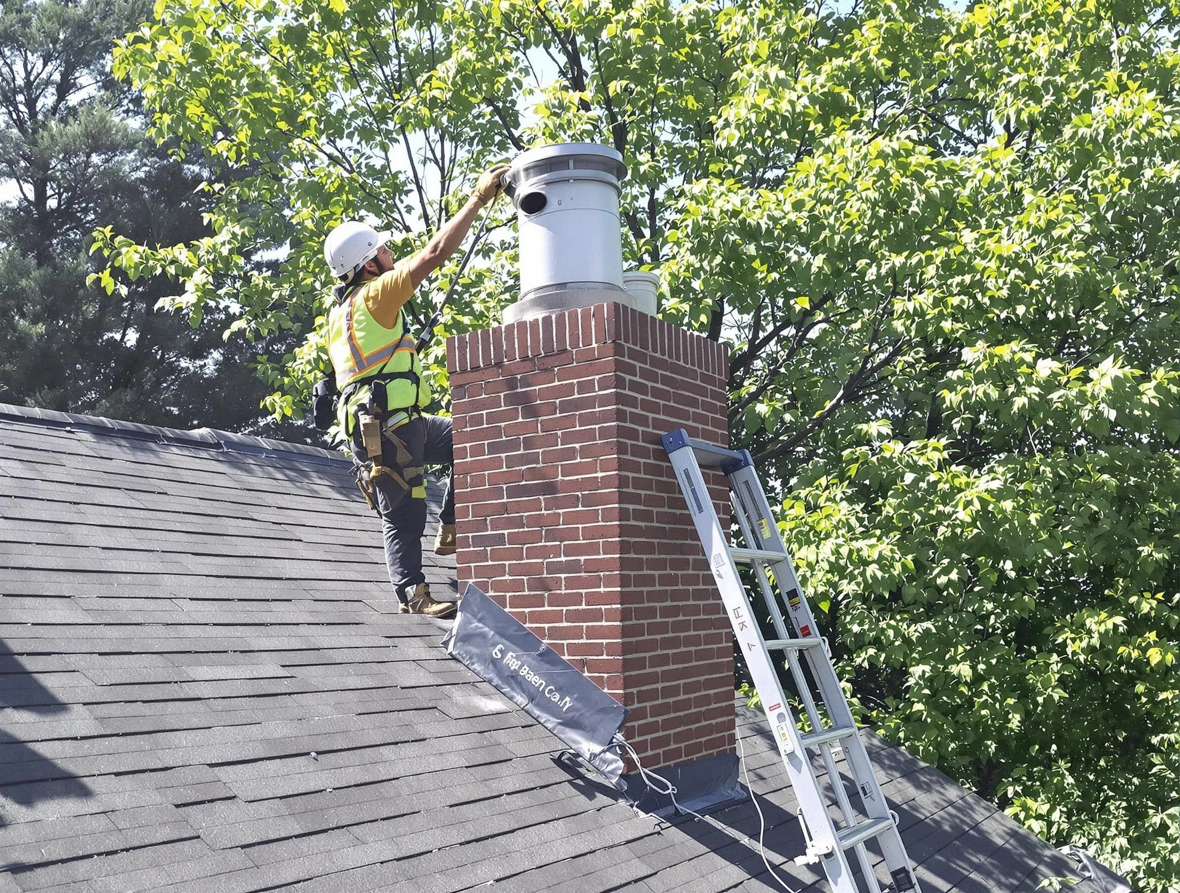 Chimney liner inspection by Plainsboro Chimney Sweep in Plainsboro, NJ