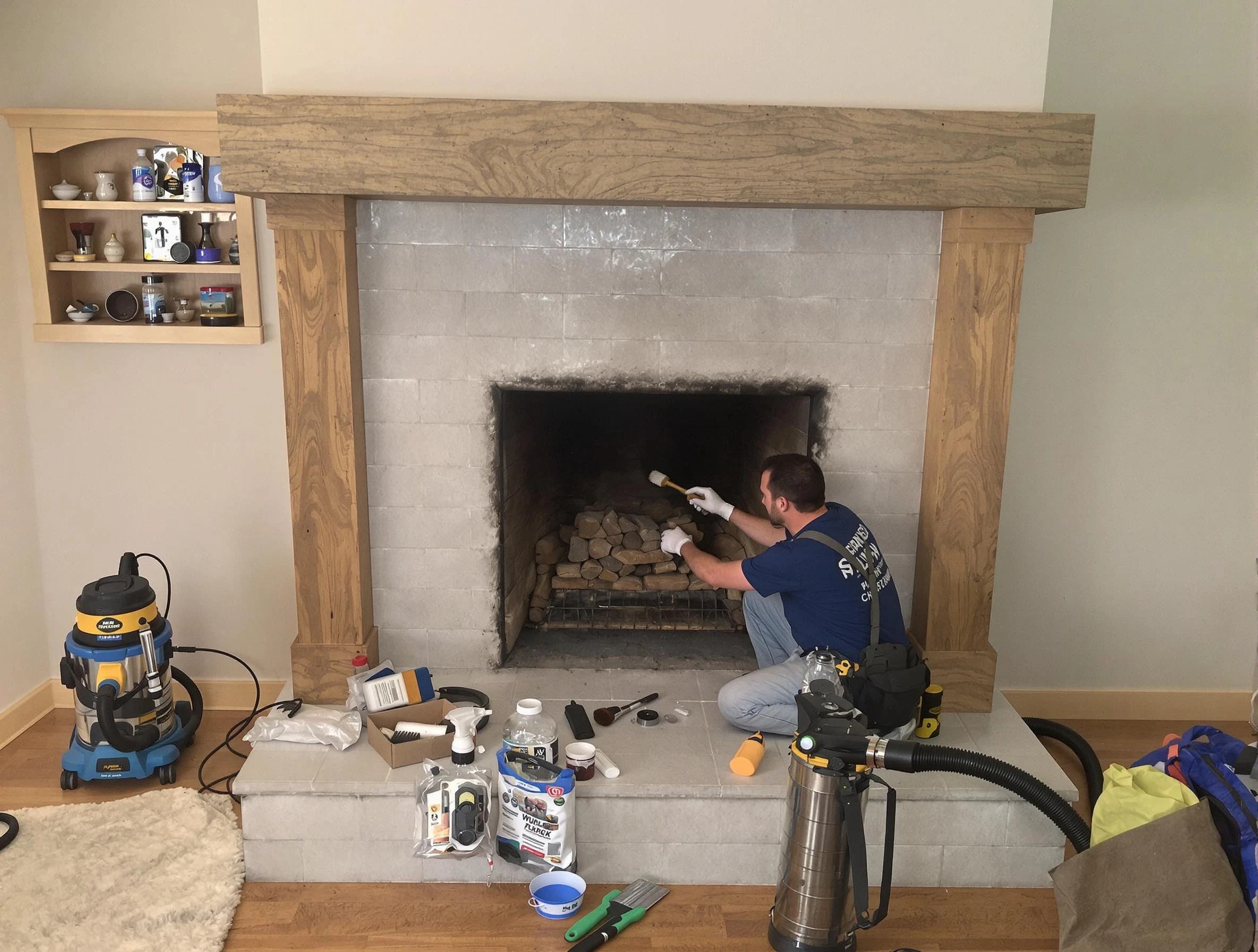 Detailed creosote removal process by Plainsboro Chimney Sweep in Plainsboro, NJ