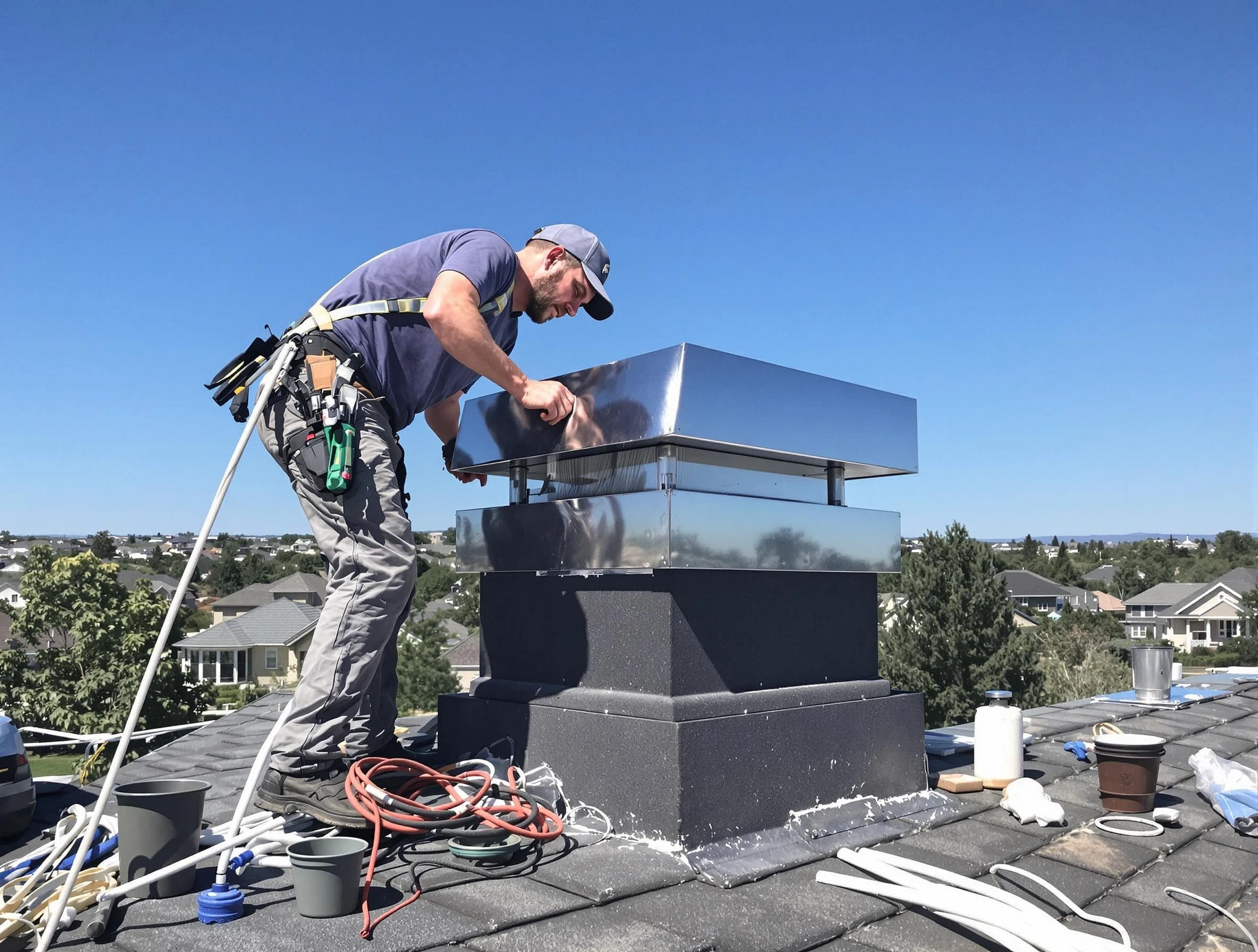 Chimney Cap Services service in Plainsboro, NJ